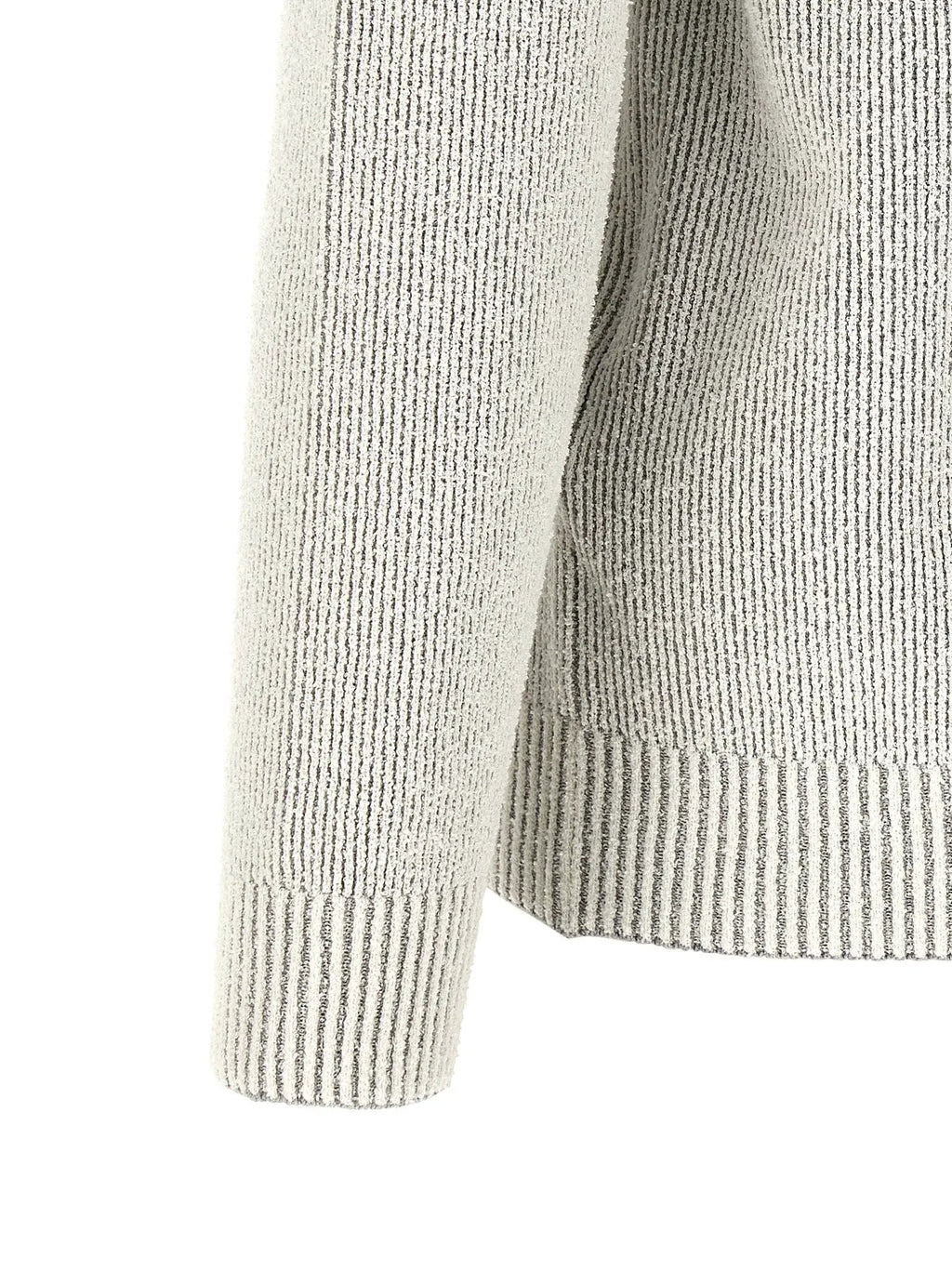 Stone Island Gray Cotton Cardigan
