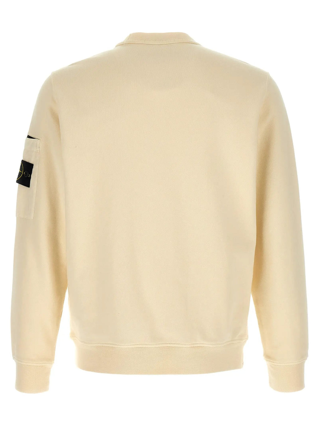 Stone Island Beige Cotton Sweatshirt