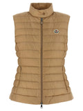 Moncler Beige Polyamide Sleeveless Jacket