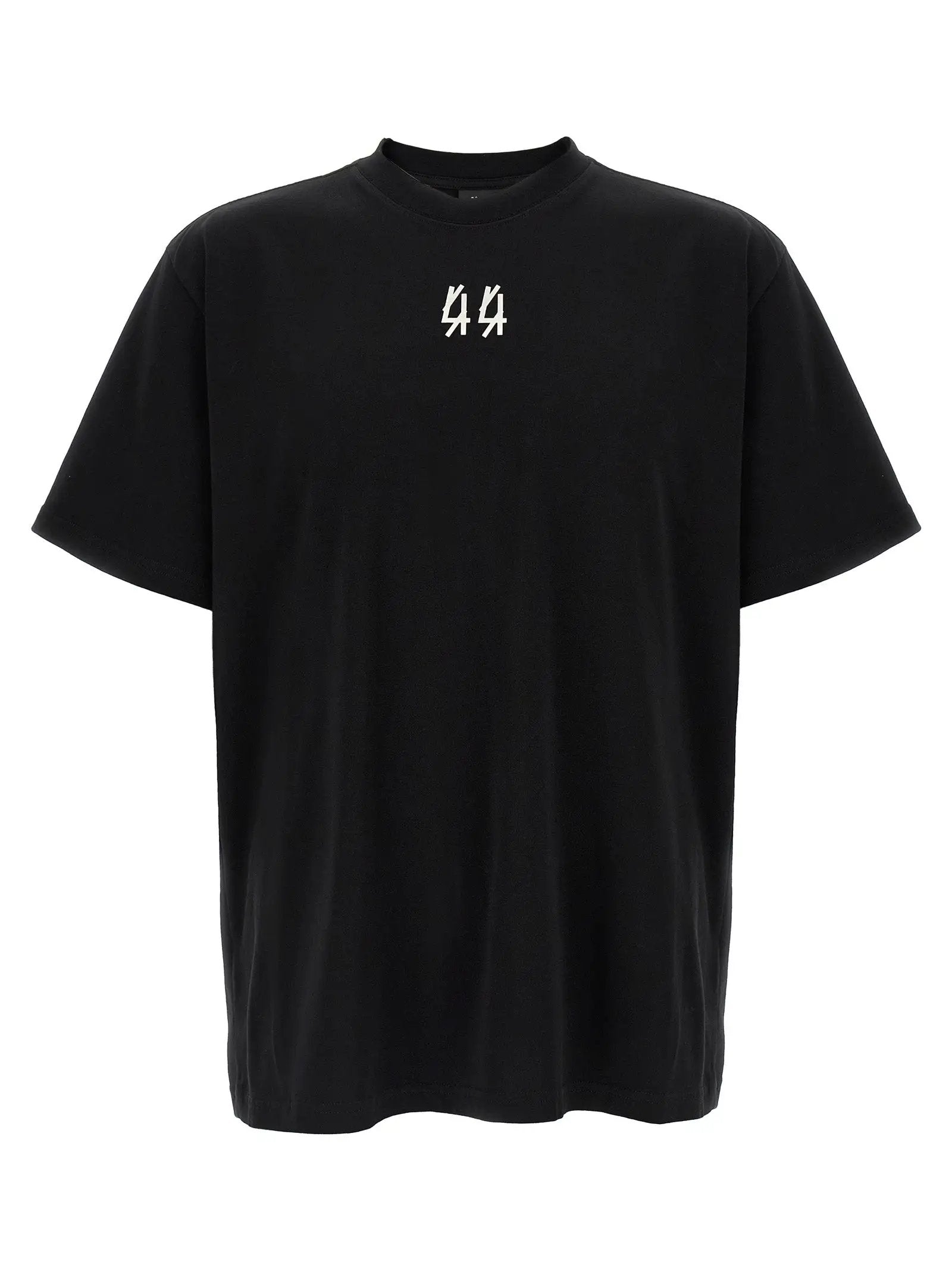 44 Label Group Black Cotton T-Shirt