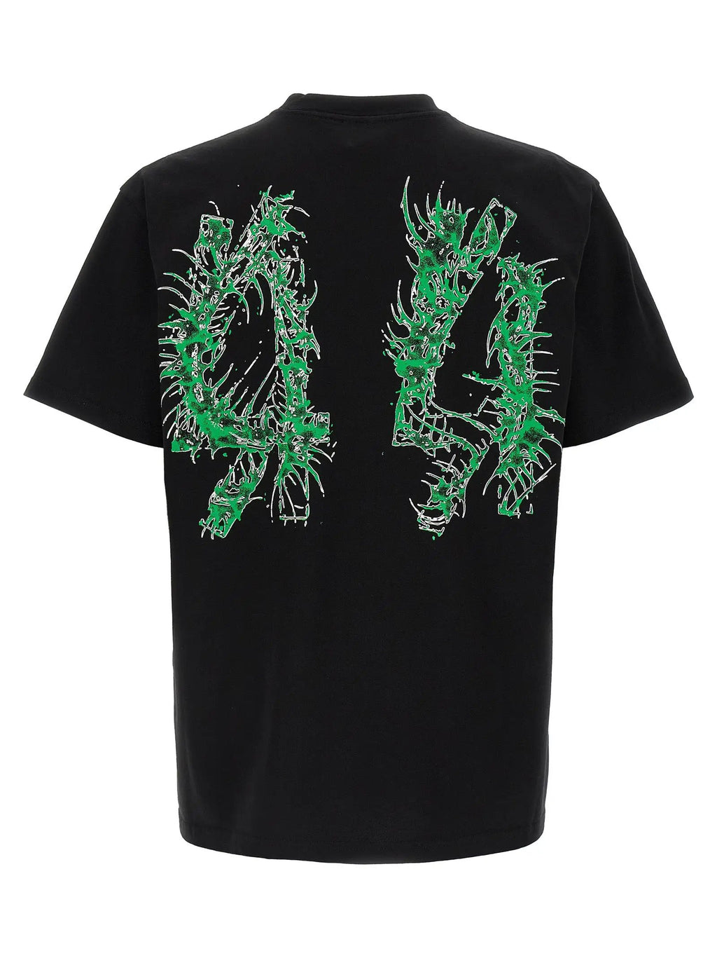 44 Label Group Black Cotton T-Shirt