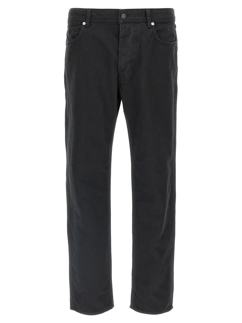 Stone Island Black Cotton Straight-Leg Jeans