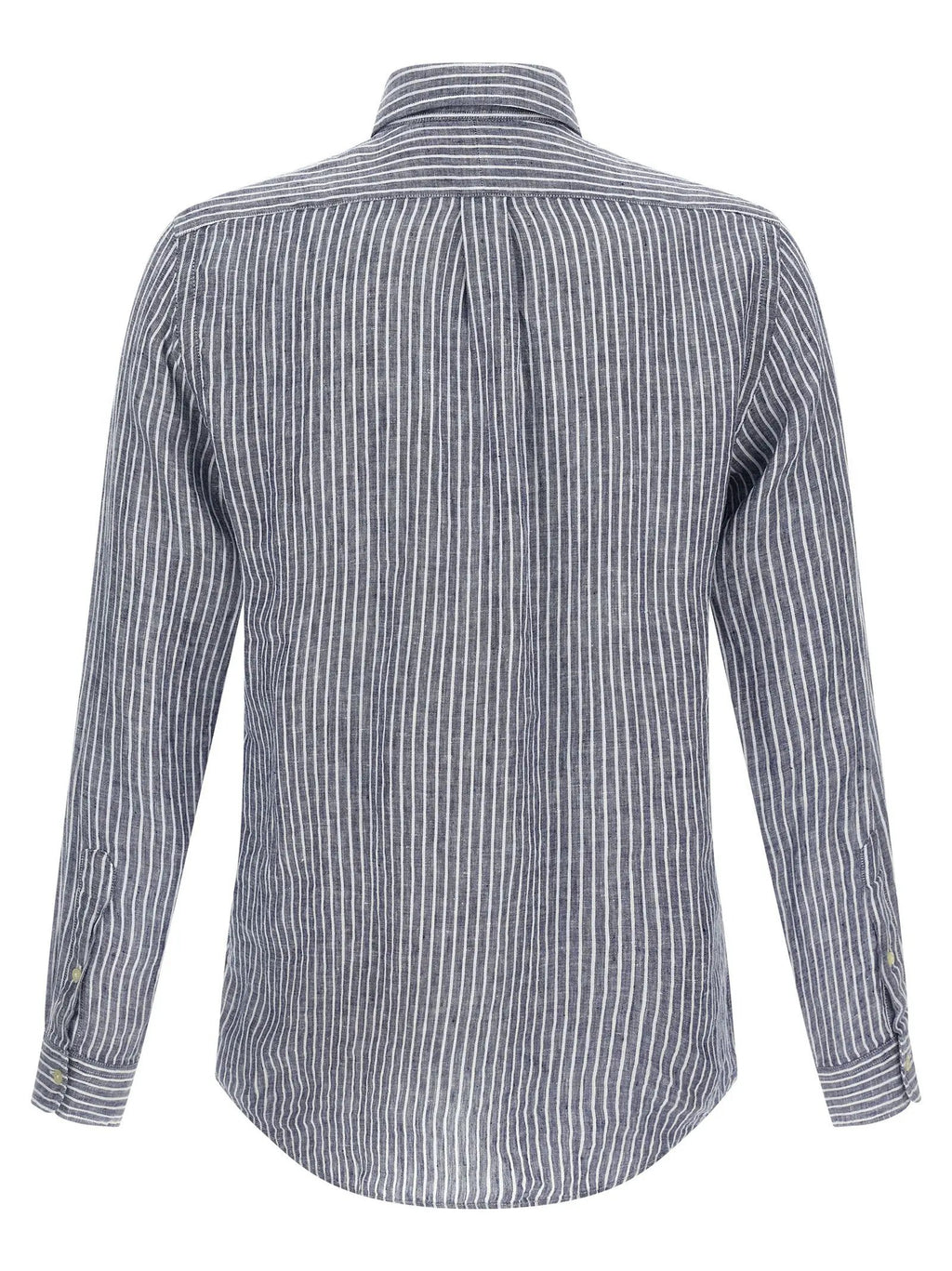 Polo Ralph Lauren Blue Linen Blouse