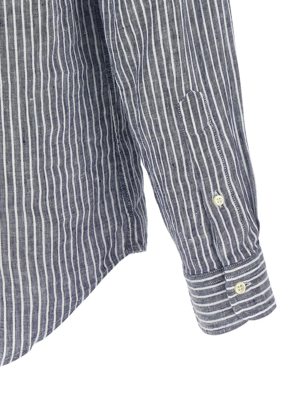 Polo Ralph Lauren Blue Linen Blouse