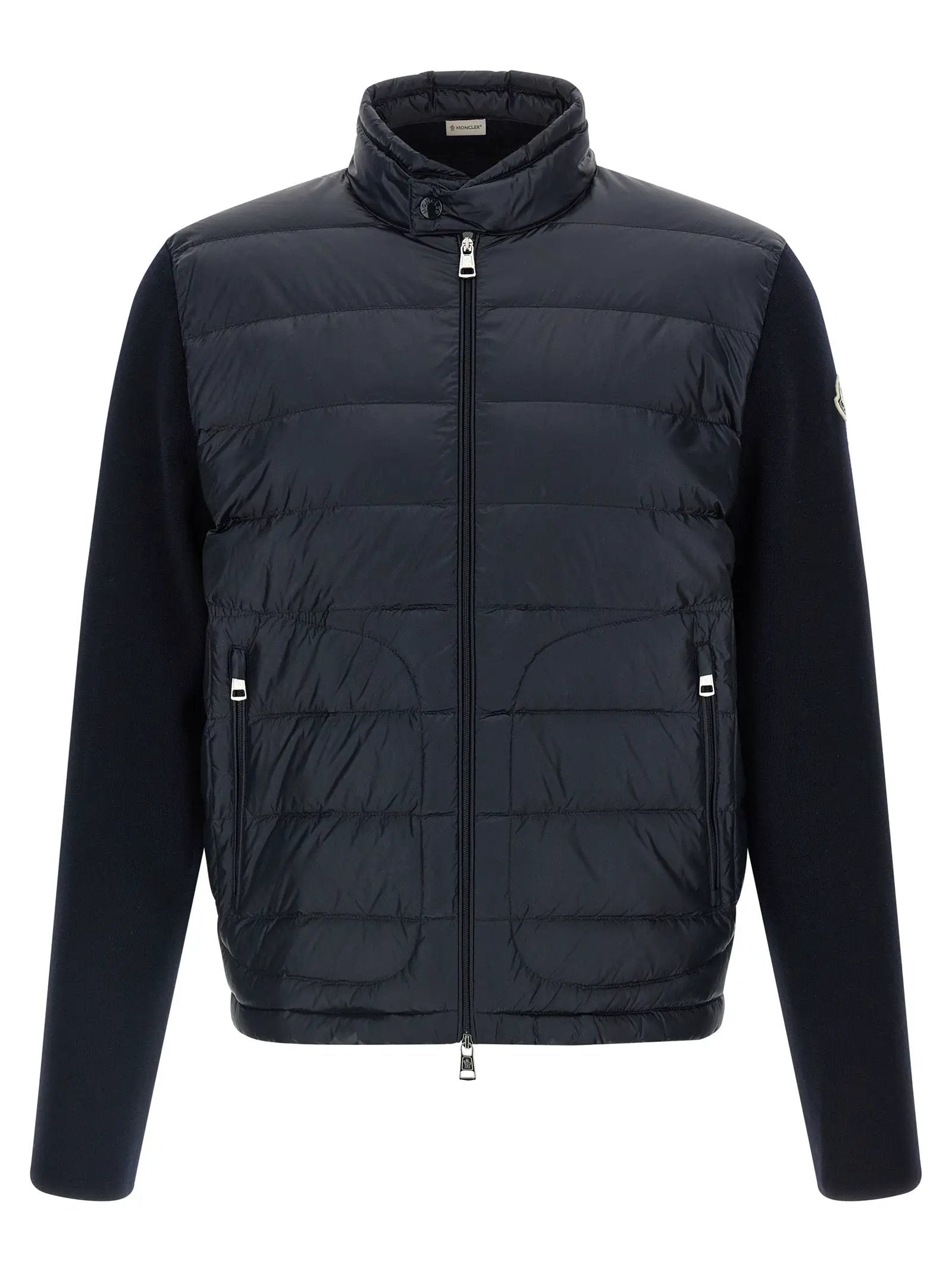 Moncler Blue Polyamide Cardigan