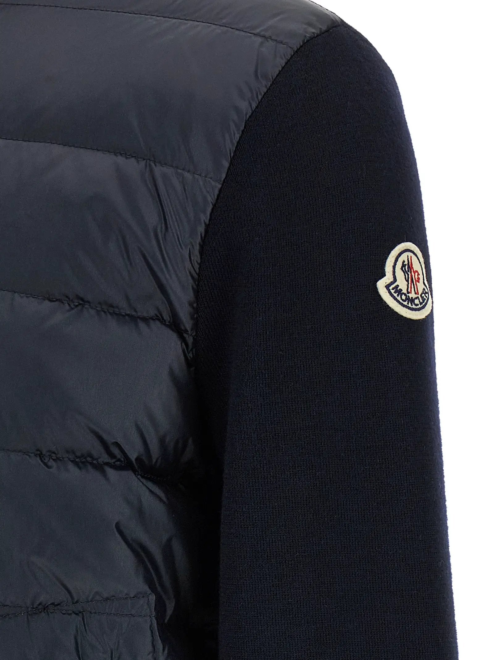 Moncler Blue Polyamide Cardigan
