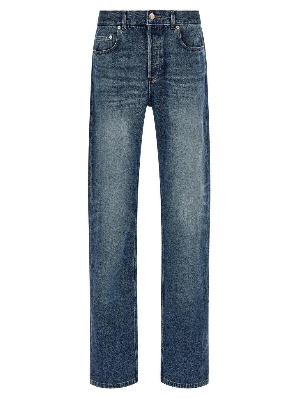 A.P.C. Blue Cotton Straight-Leg Jeans