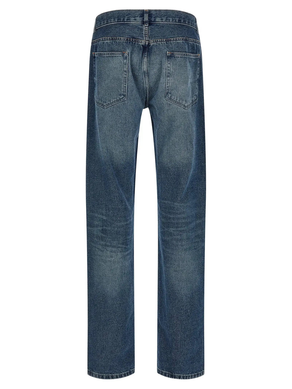 A.P.C. Blue Cotton Straight-Leg Jeans
