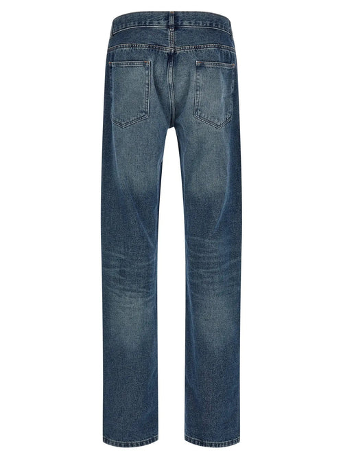 Jean droit A.P.C. en coton bleu