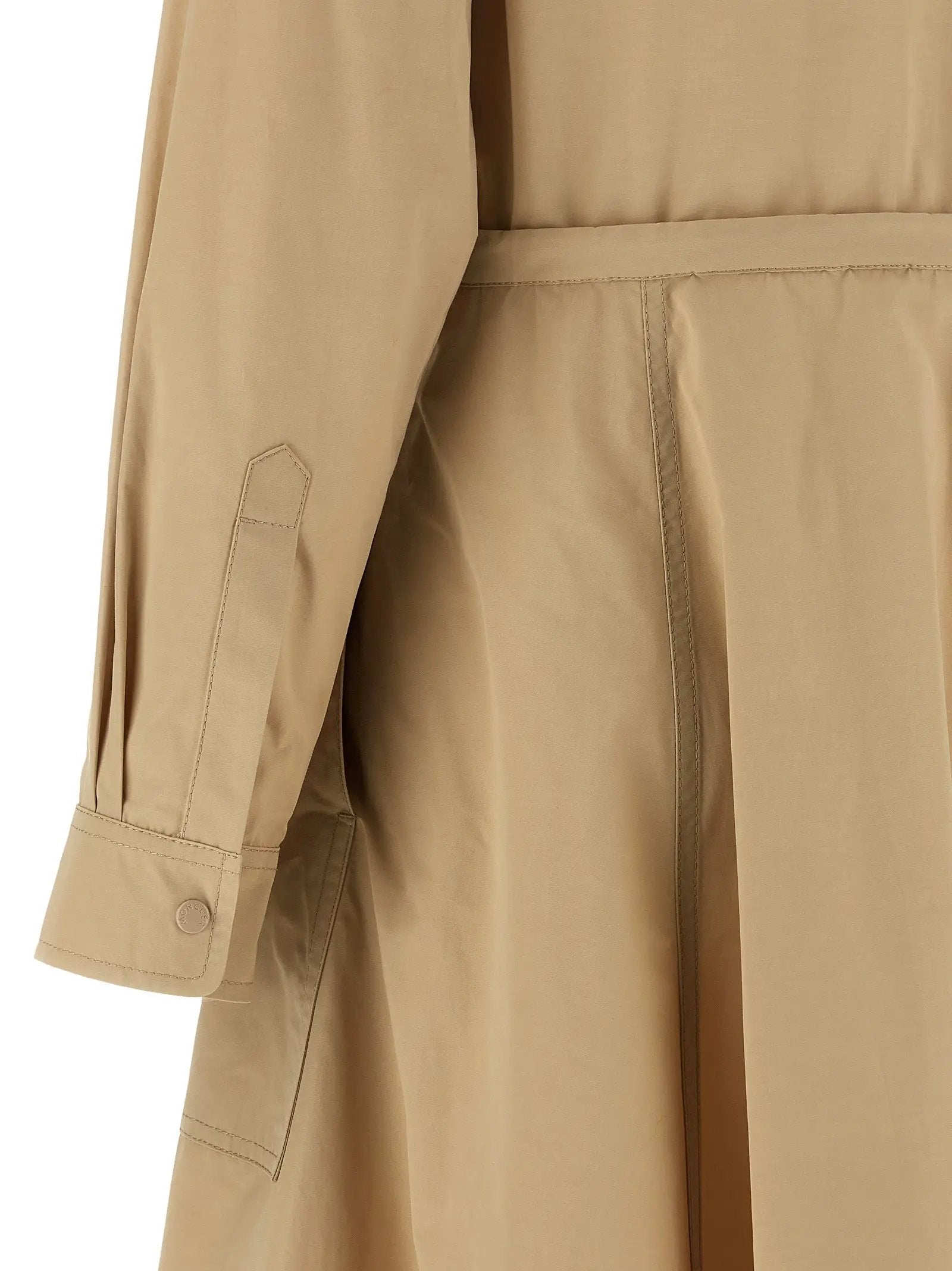 Moncler Beige Polyester Long Dress