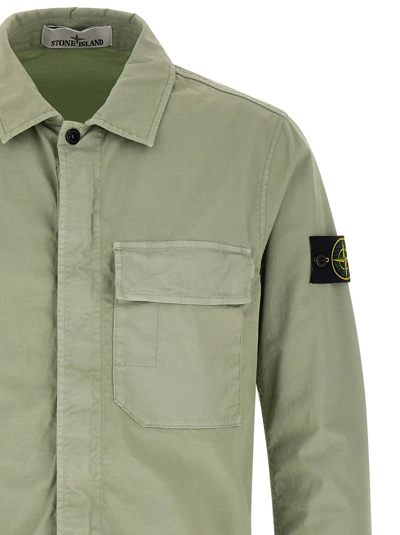 Stone Island Bicolor Cotton Blouse