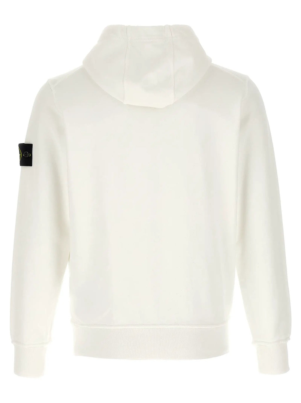 Stone Island White Cotton Sweatshirt