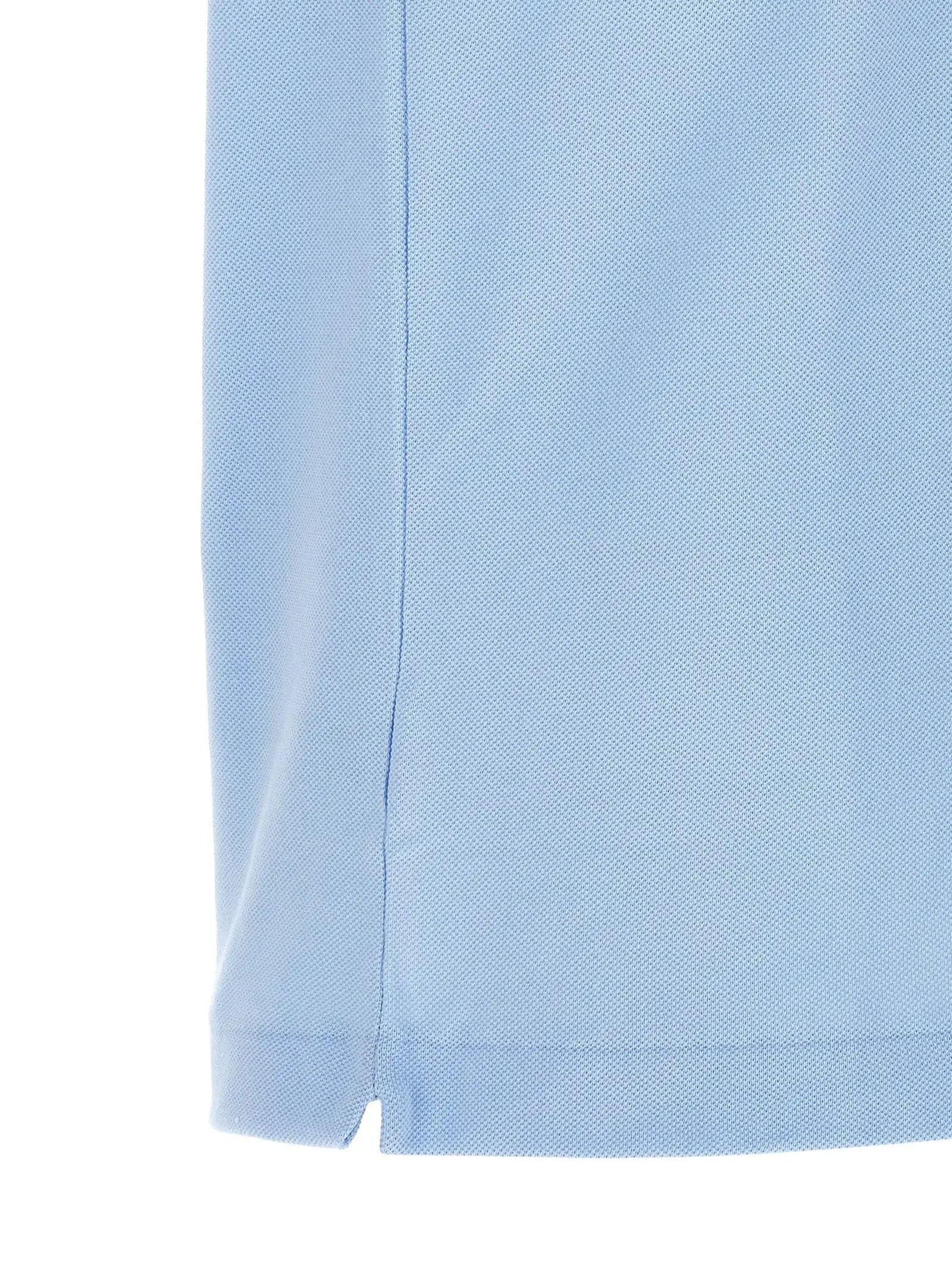 Lacoste Blue Cotton Polo Shirt