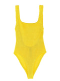 Hunza G Bicolor Polyamide One-Piece Swimsuit