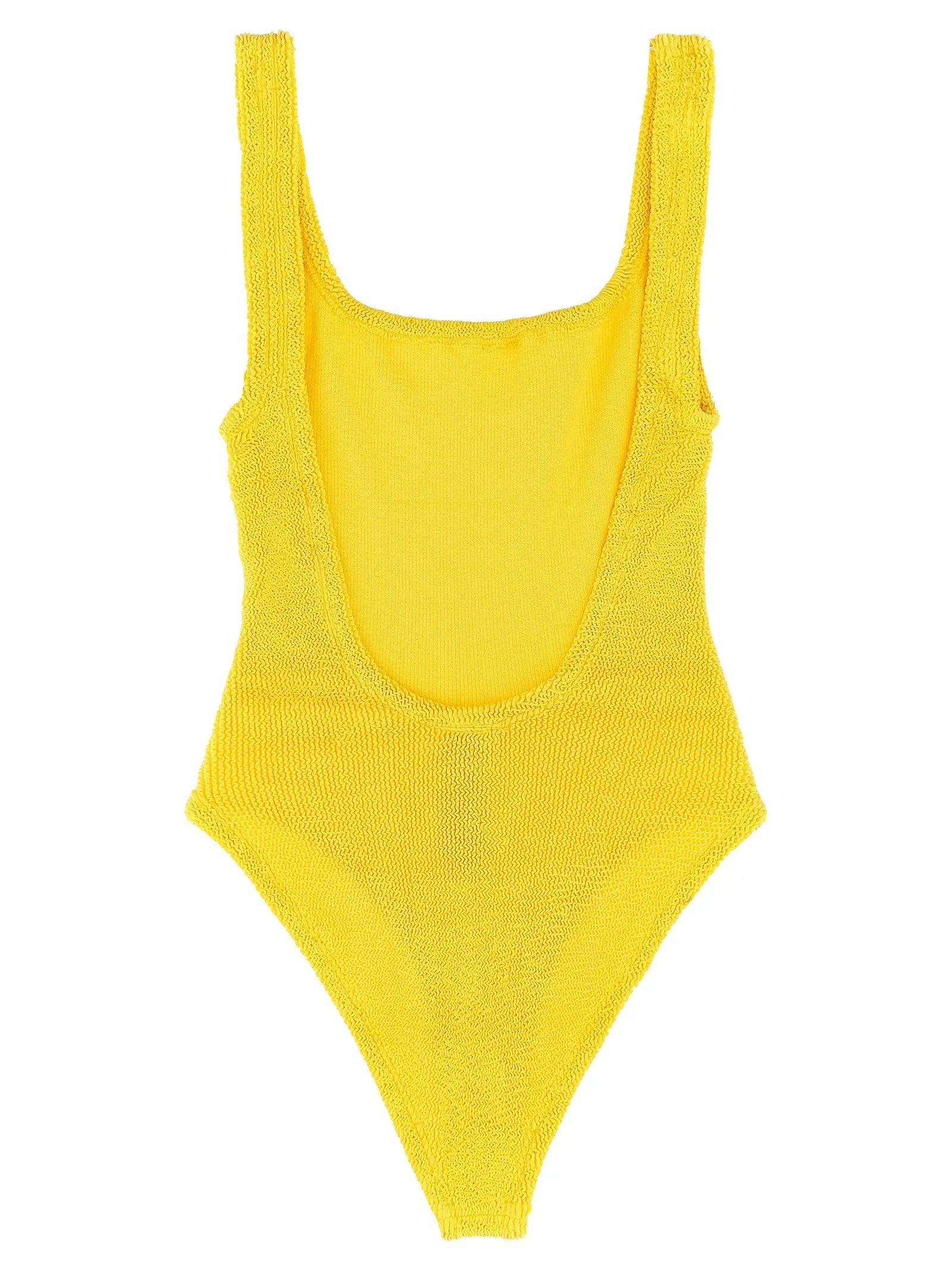Hunza G Bicolor Polyamide One-Piece Swimsuit