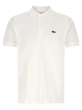 Lacoste White Cotton Polo Shirt