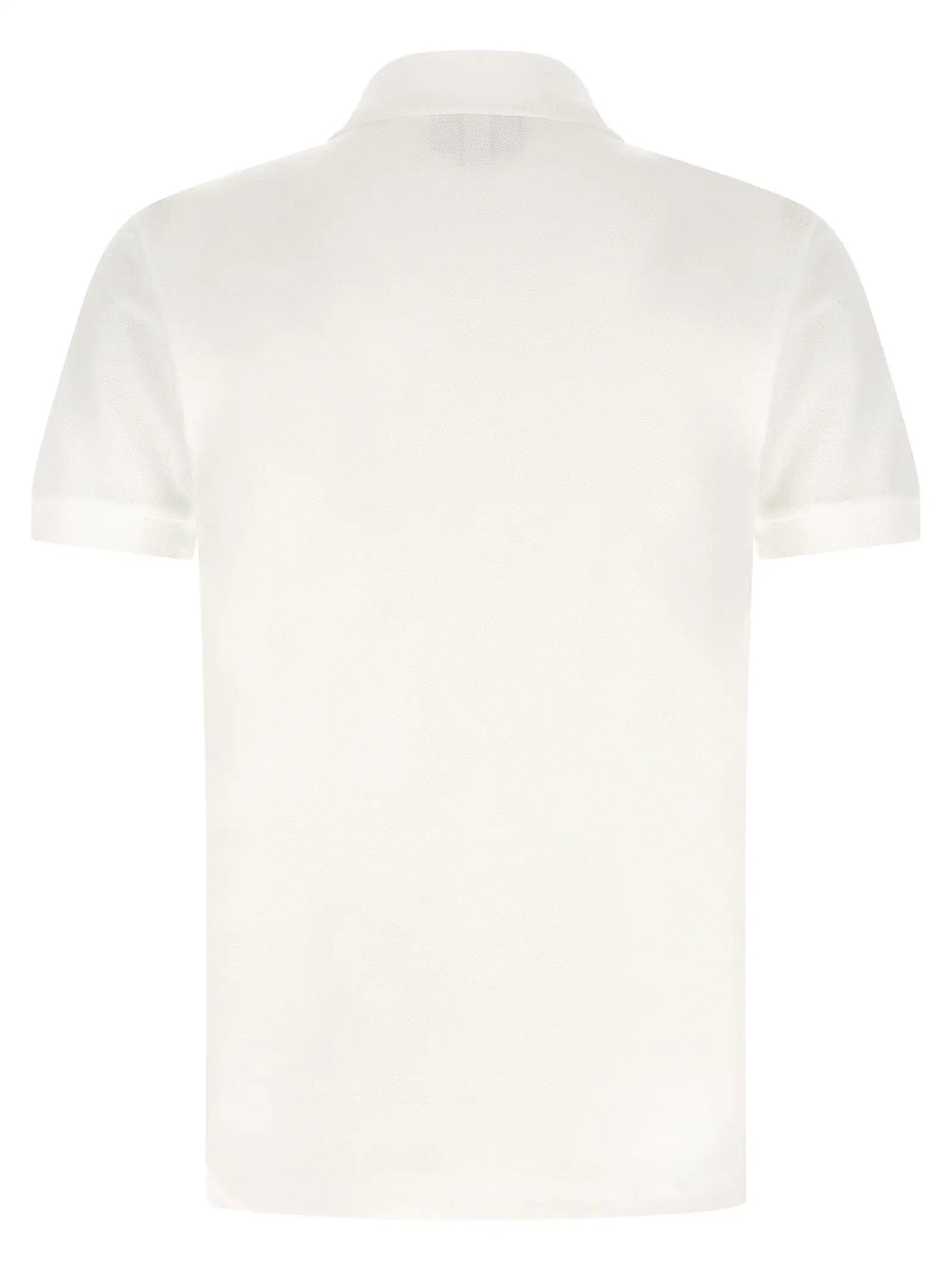 Lacoste White Cotton Polo Shirt