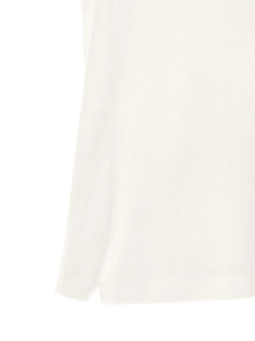Lacoste White Cotton Polo Shirt