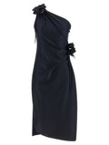 Coperni Black Polyamide Midi Dress