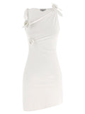 Coperni White Polyamide Short Dress