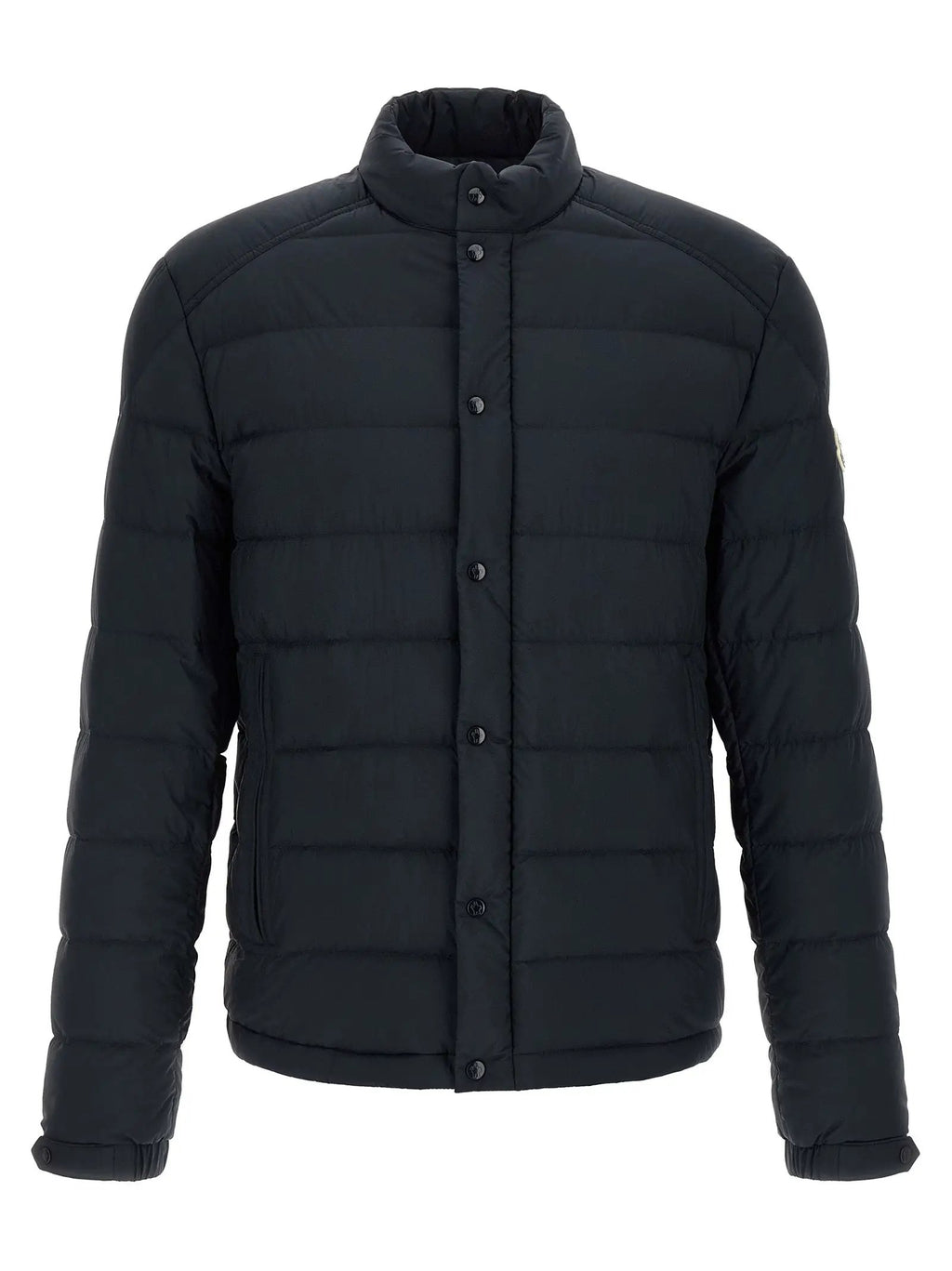 Moncler Blue Polyamide Full-Length Jacket