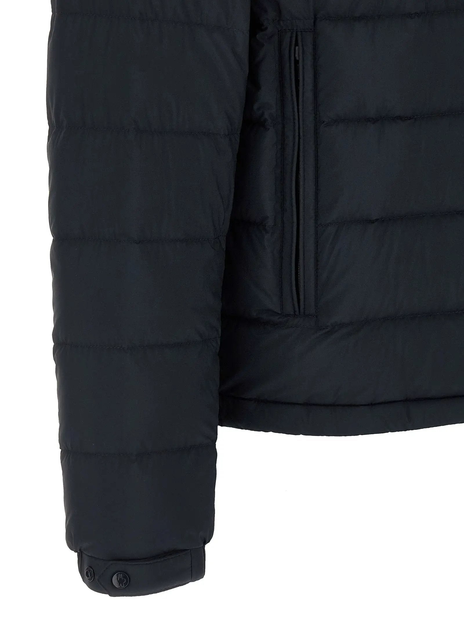 Moncler Blue Polyamide Full-Length Jacket