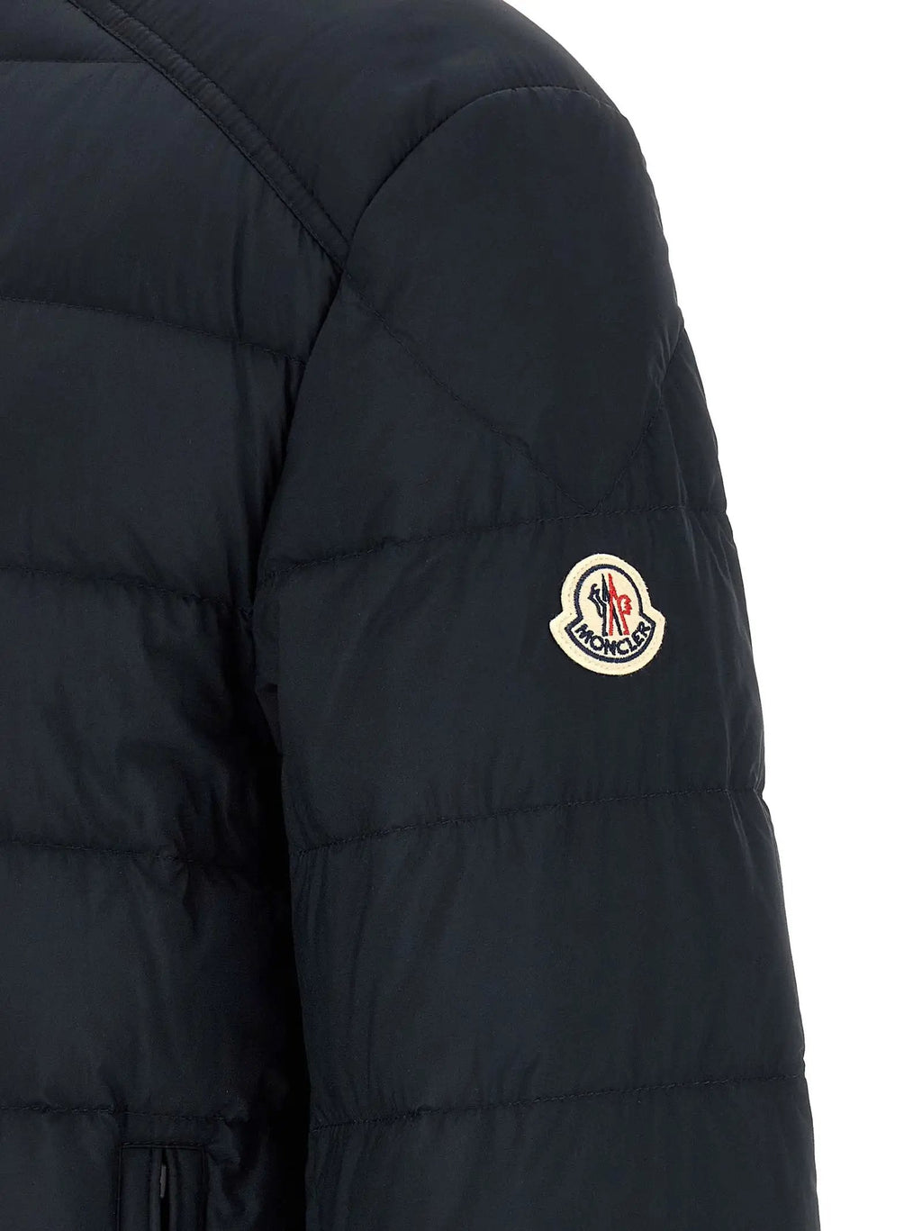 Moncler Blue Polyamide Full-Length Jacket