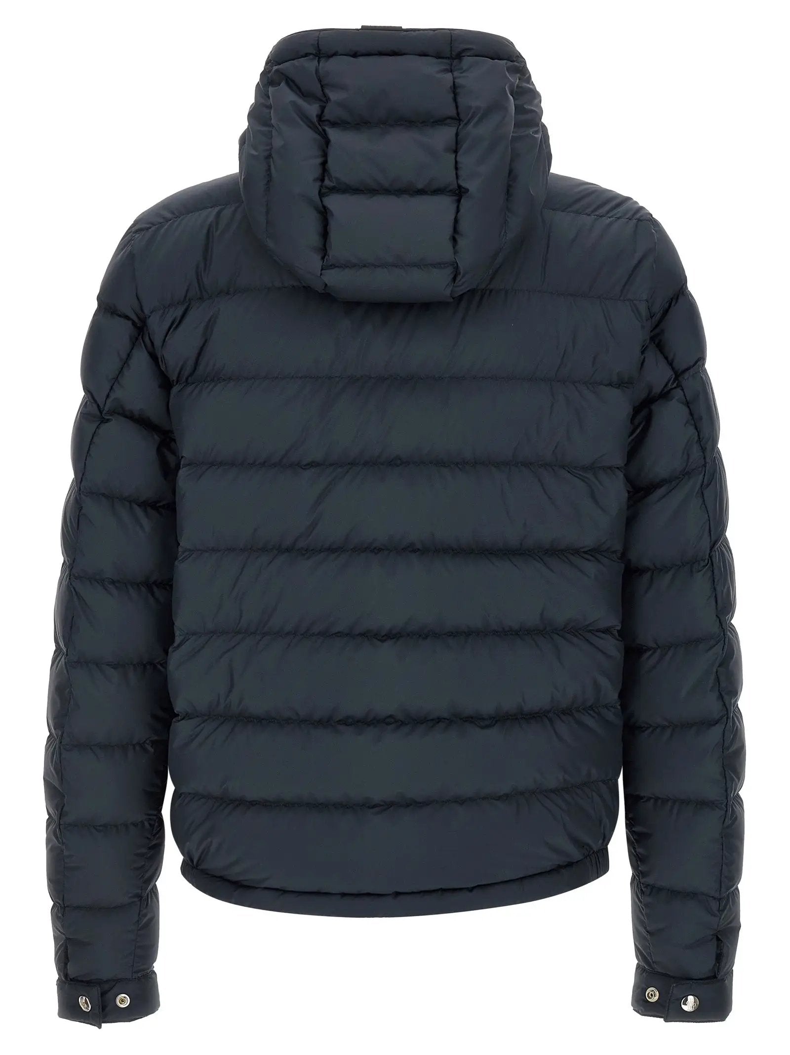 Moncler Blue Polyester Full-Length Jacket