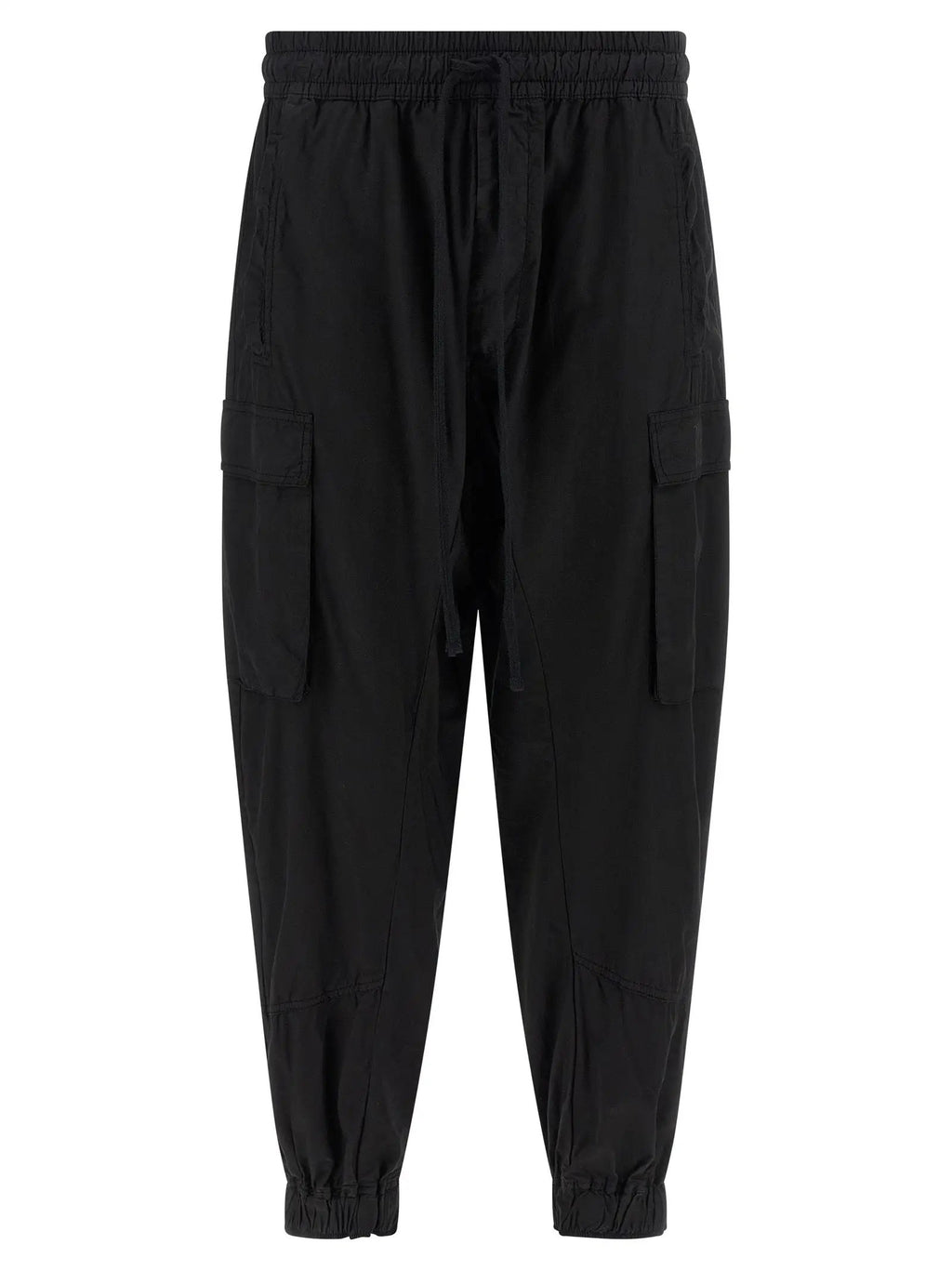 Thom Krom Black Organic Cotton Cargo Pants