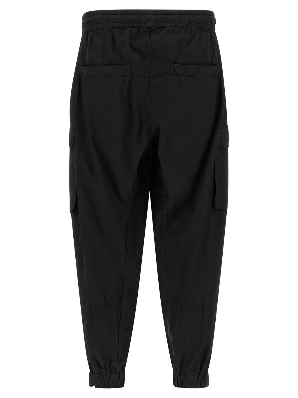 Thom Krom Black Organic Cotton Cargo Pants
