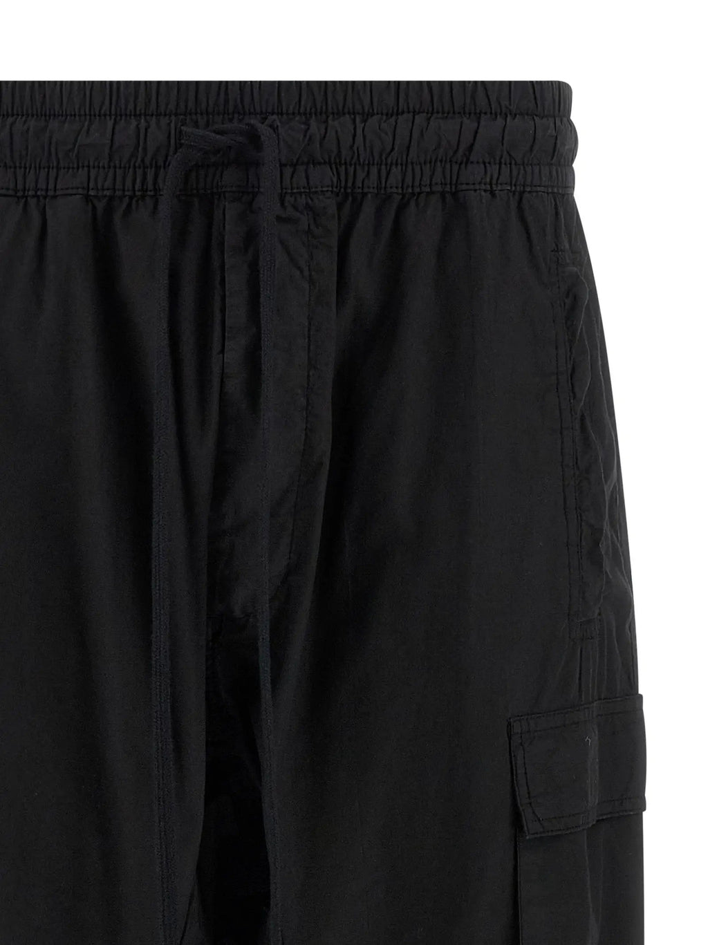 Thom Krom Black Organic Cotton Cargo Pants