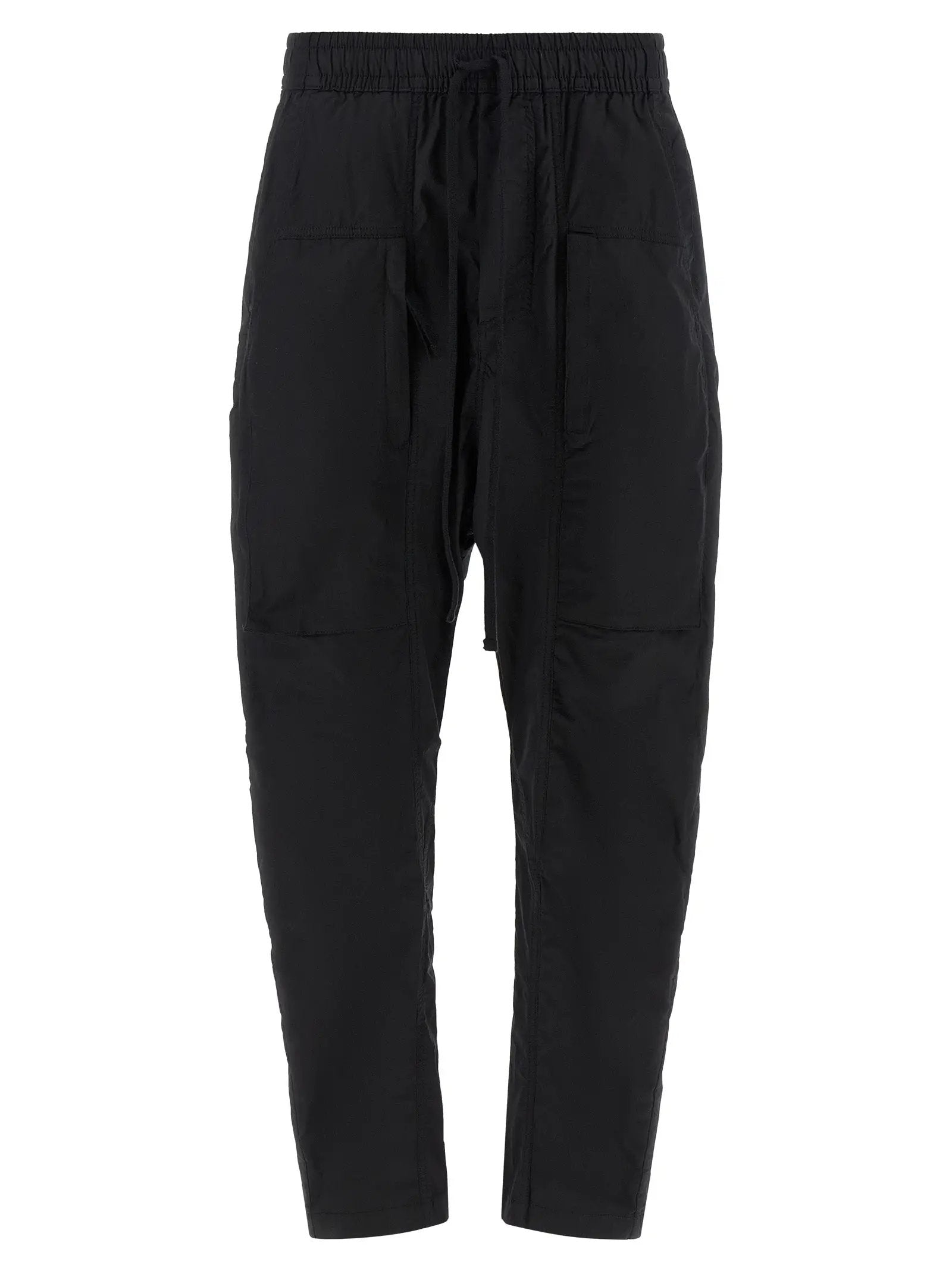 Thom Krom Black Cotton Casual Pants