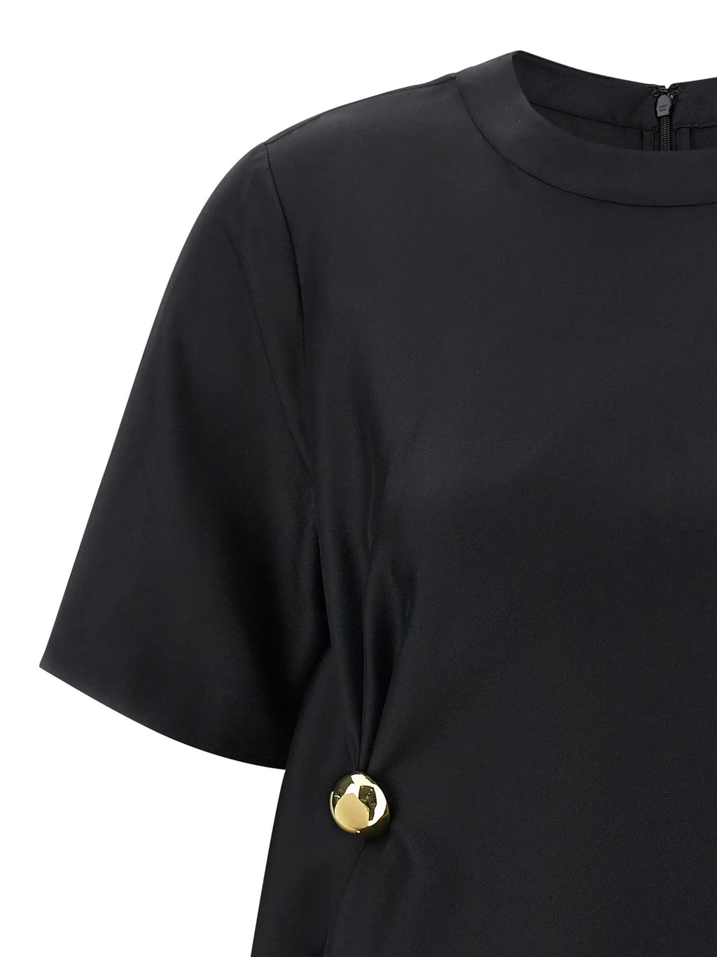 Loulou De Saison Black Silk Blouse
