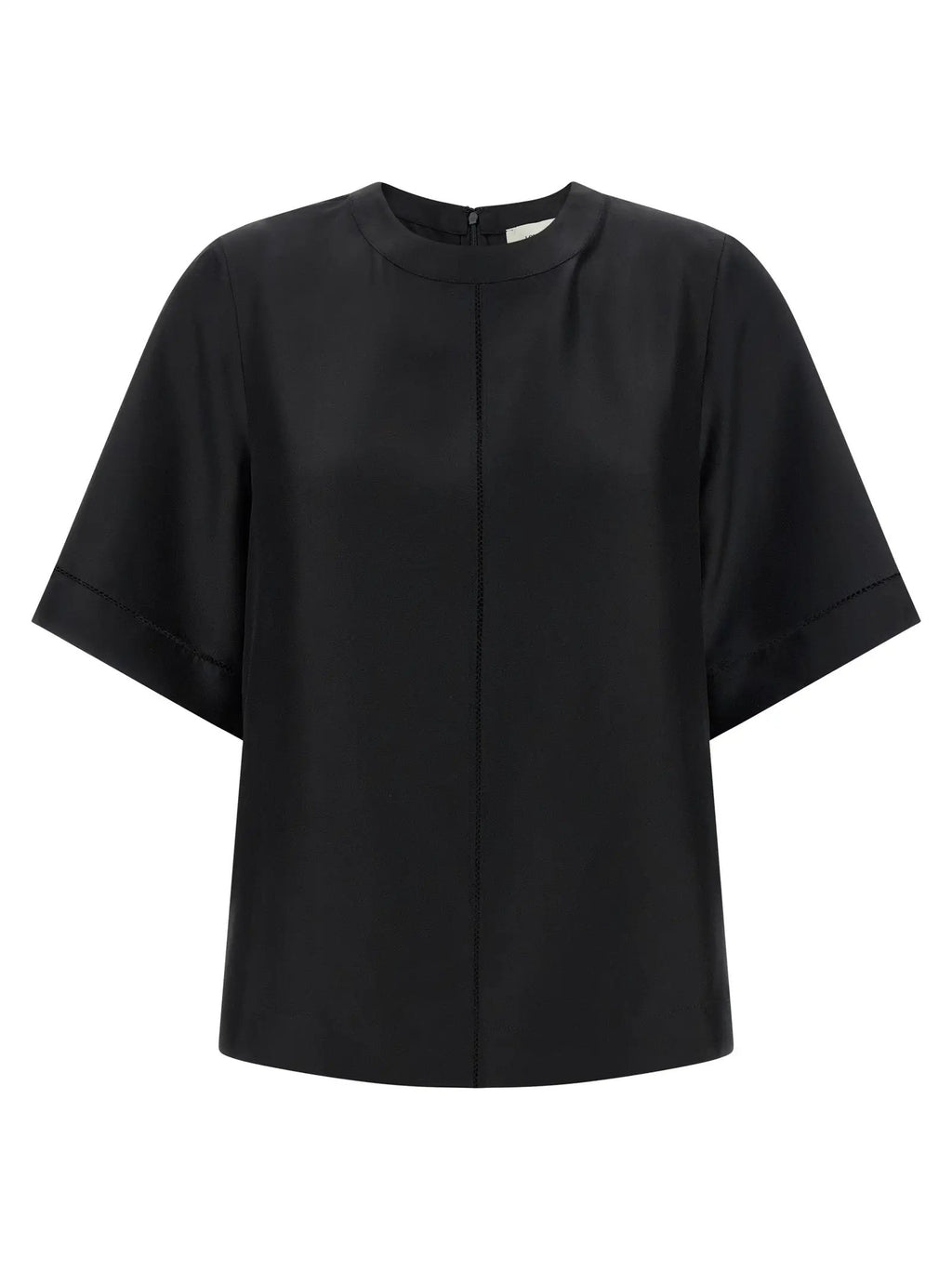 Loulou De Saison Black Silk Shirt