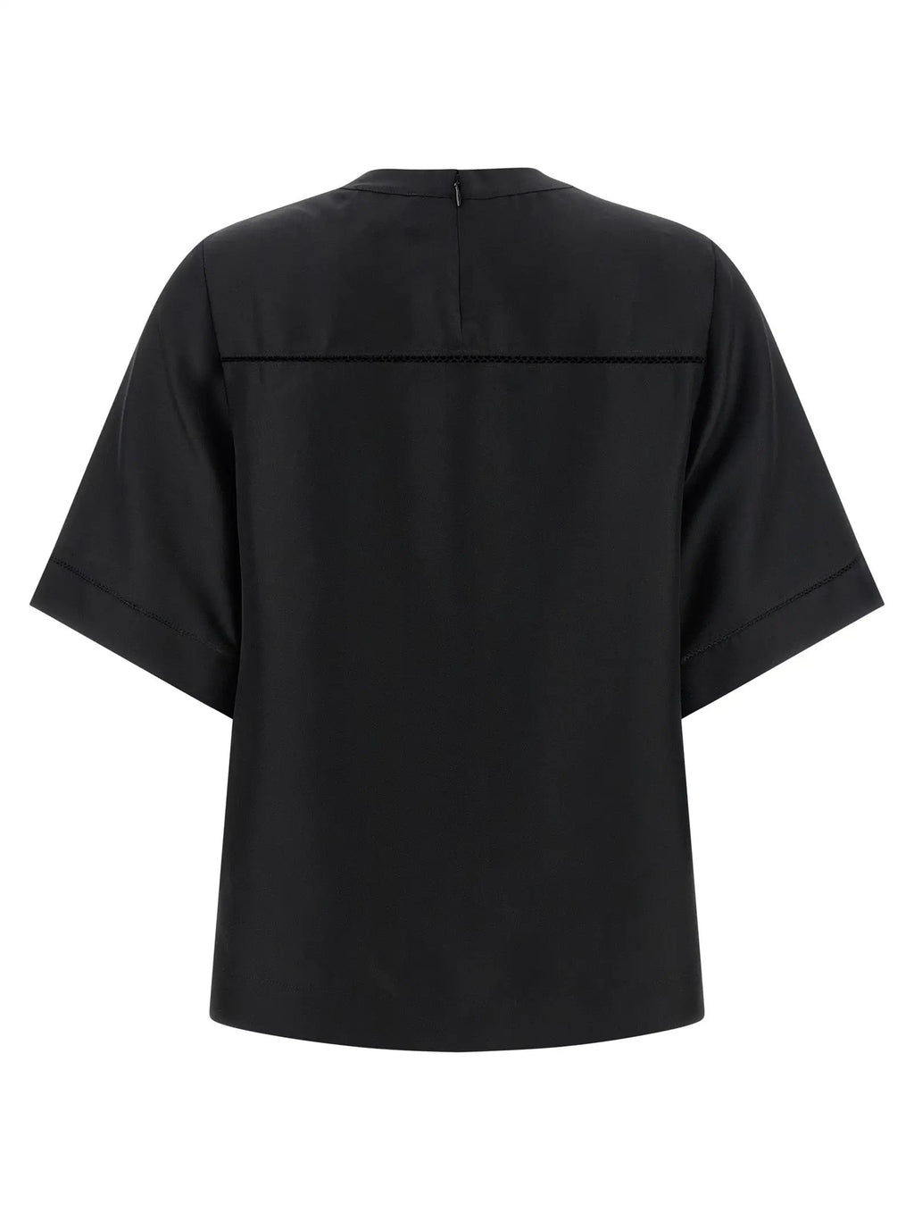 Loulou De Saison Black Silk Shirt