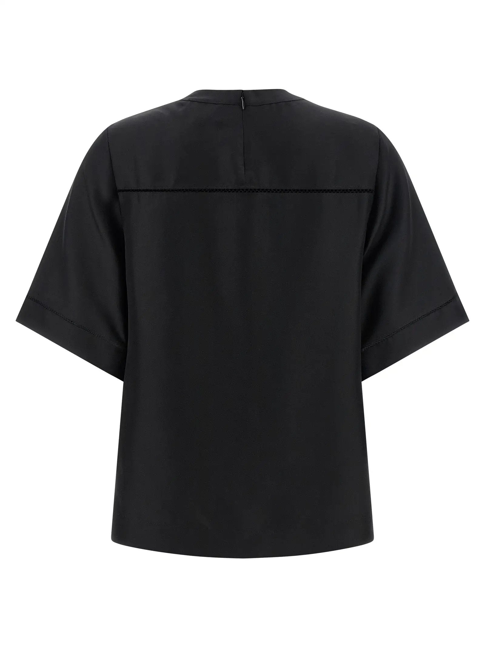 Loulou De Saison Black Silk Shirt