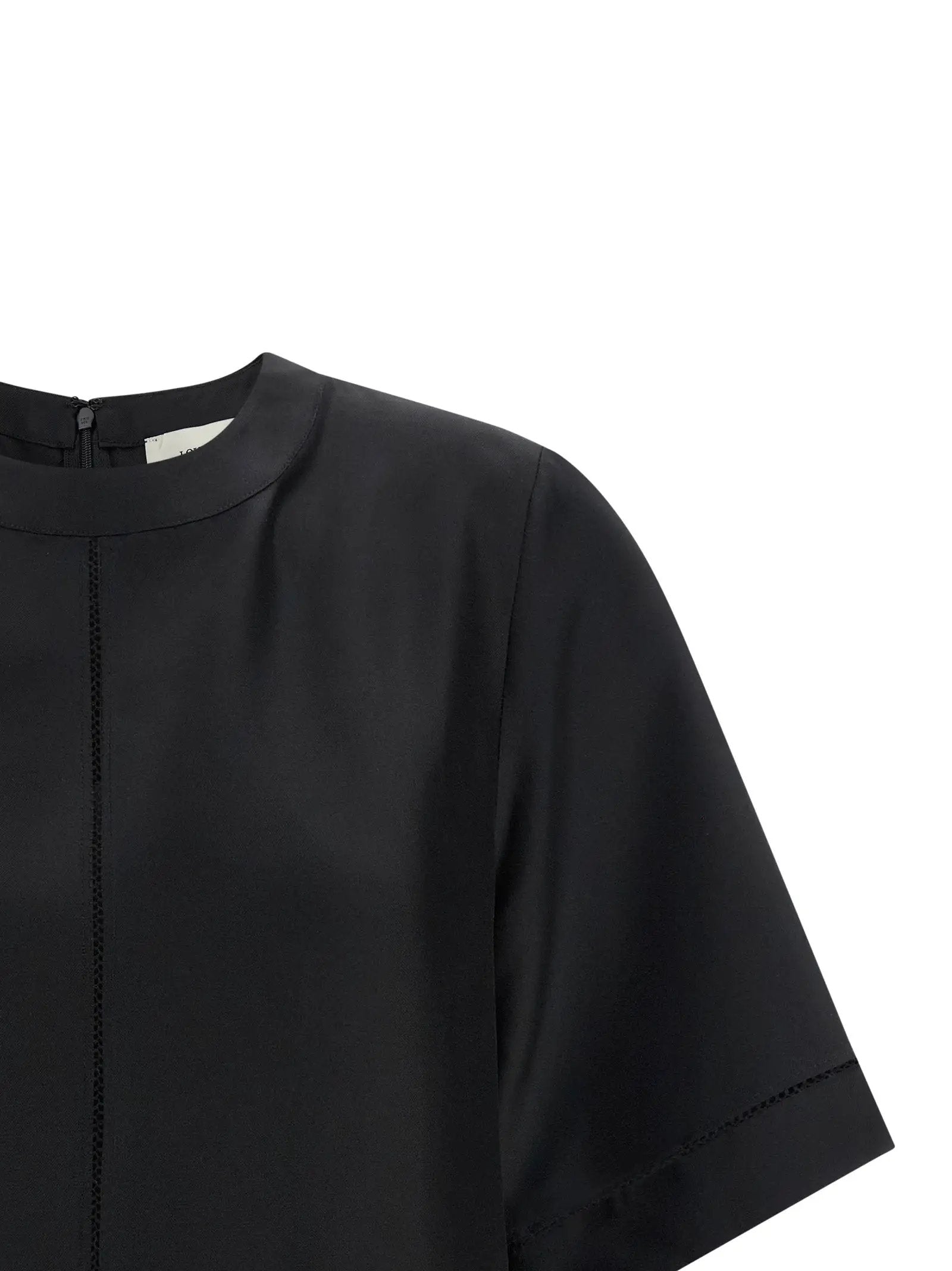 Loulou De Saison Black Silk Shirt