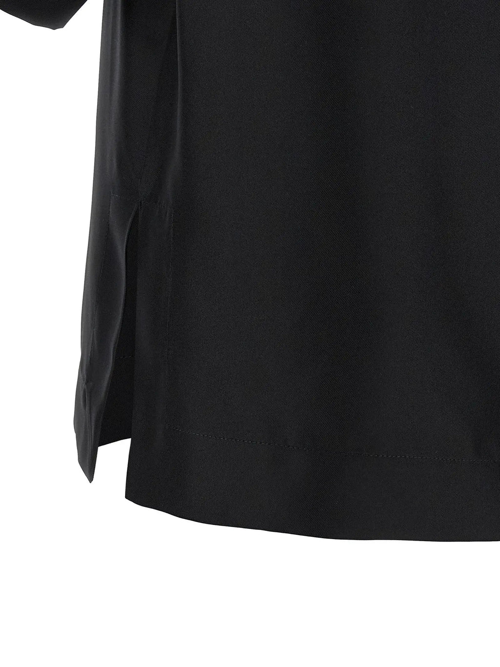 Loulou De Saison Black Silk Shirt