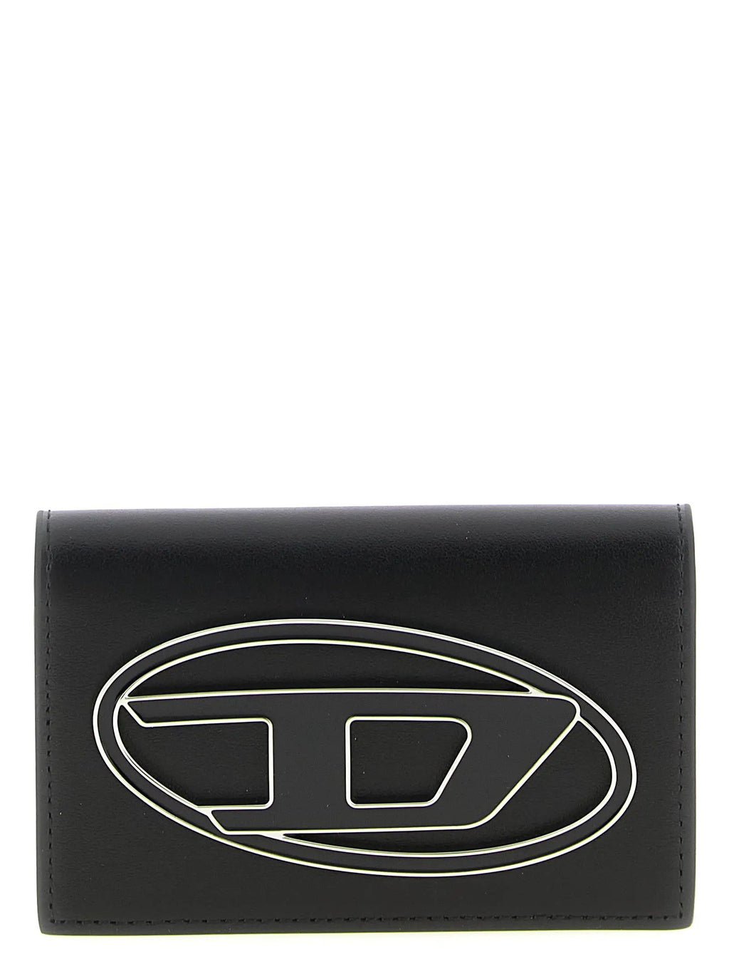 Diesel Black Leather Cardholder