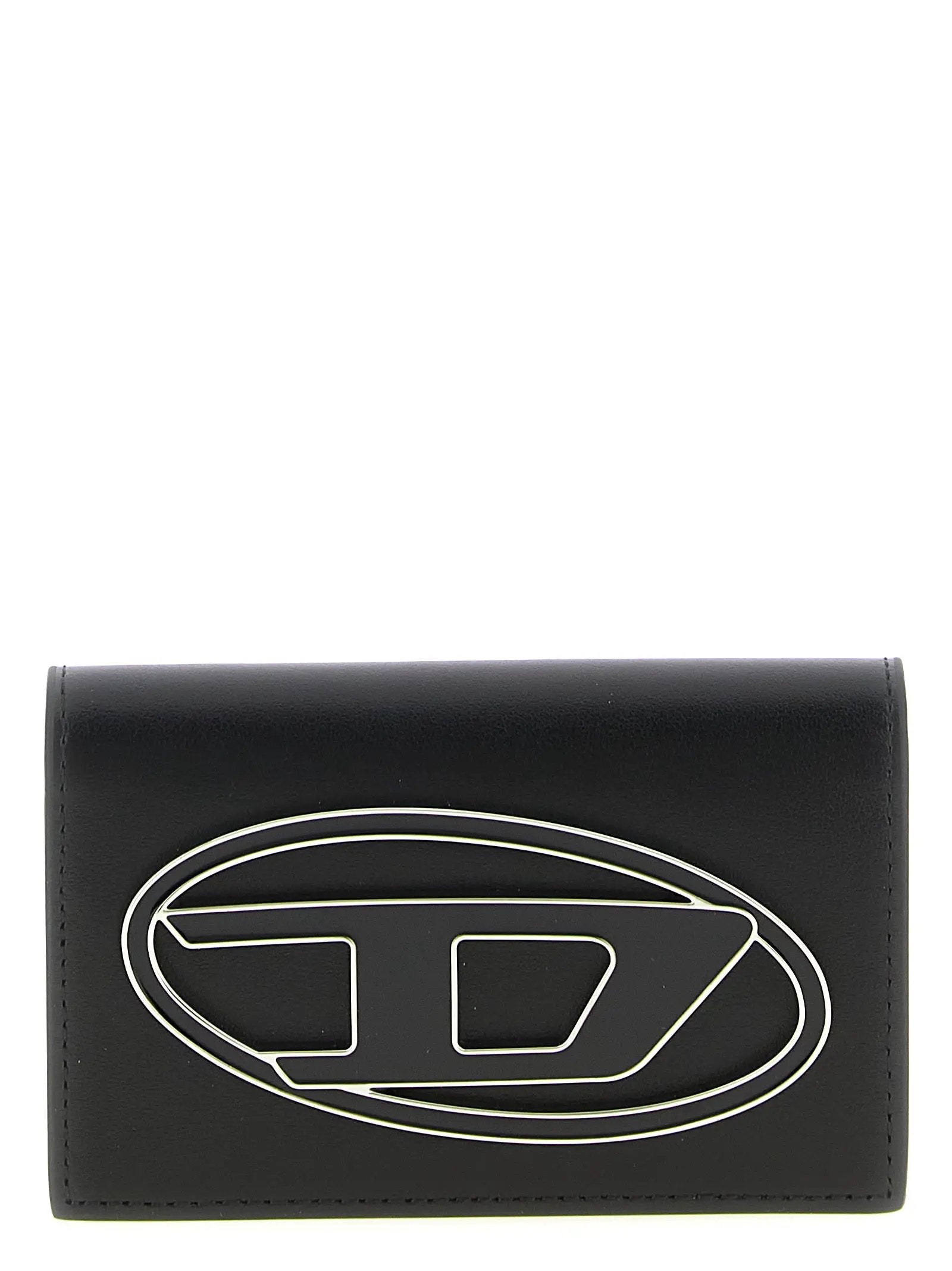 Diesel Black Leather Cardholder