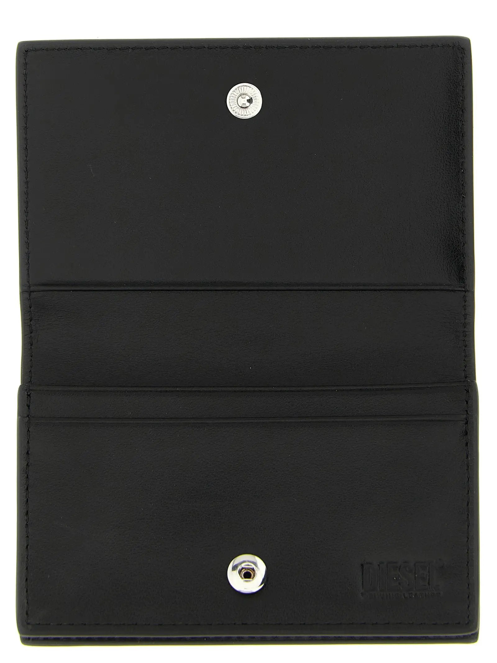 Diesel Black Leather Cardholder