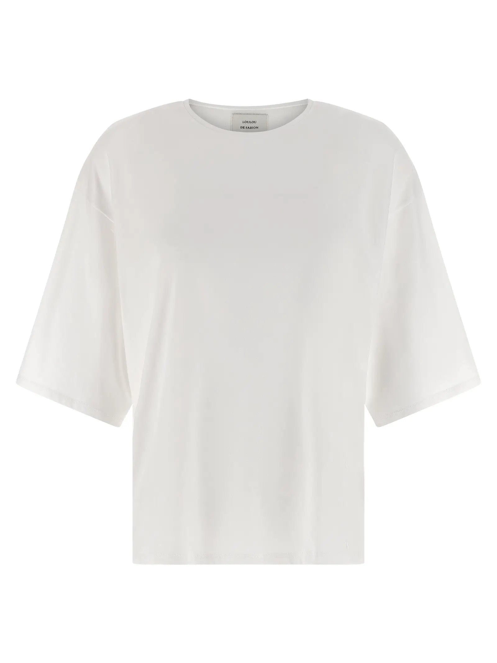 Loulou De Saison White Cotton T-Shirt