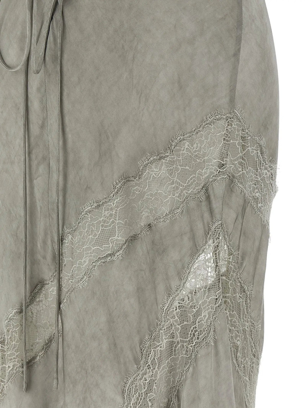 The Andamane Gray Viscose Long Dress