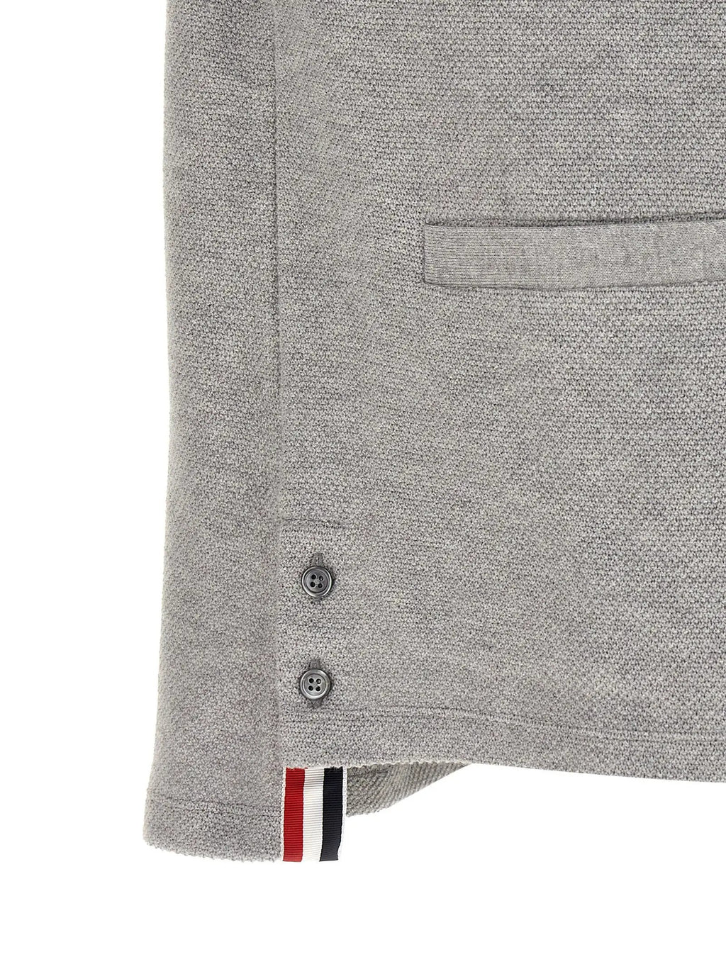 Thom Browne Gray Cotton Cardigan