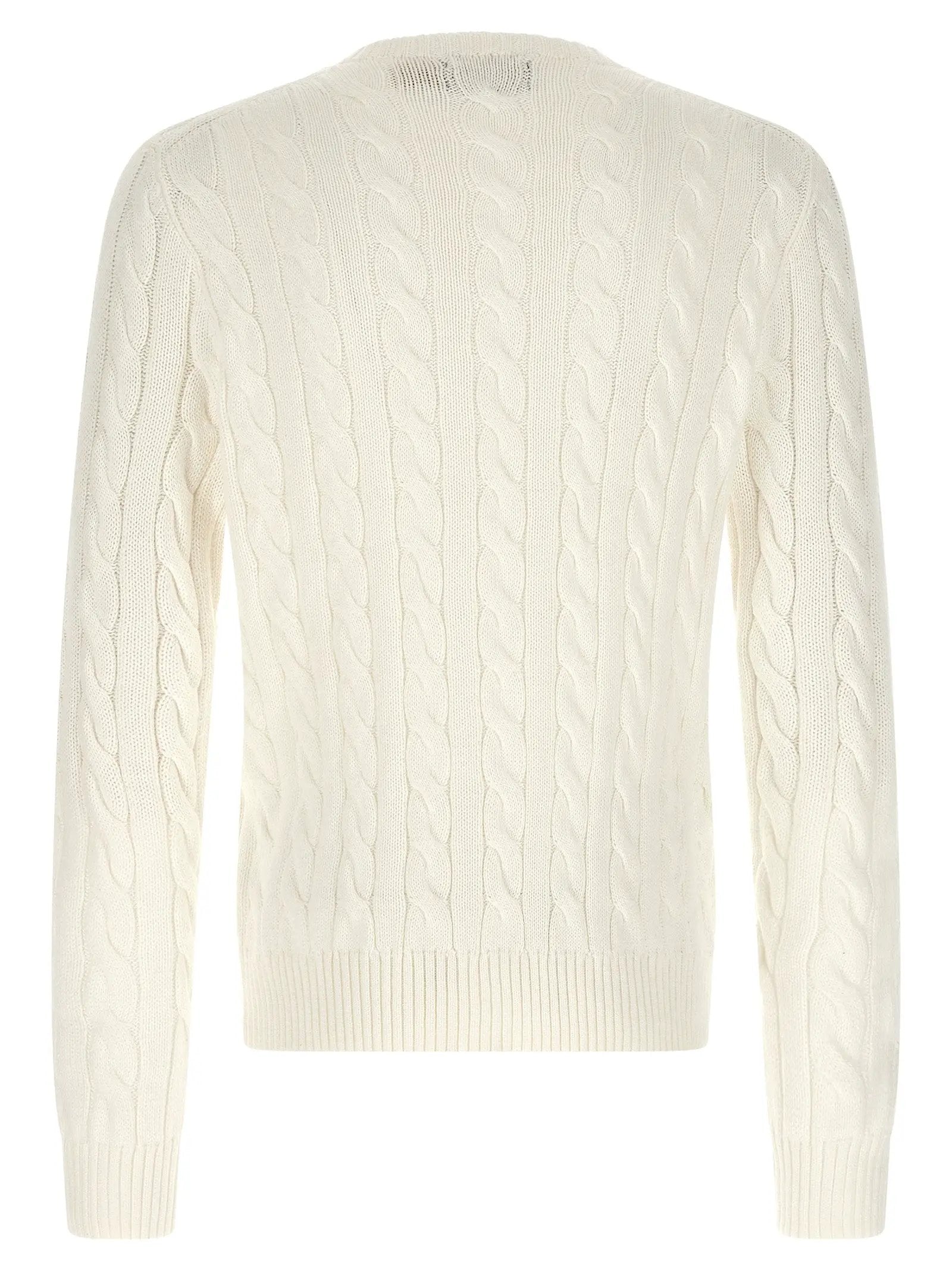 Polo Ralph Lauren White Cotton Cardigan