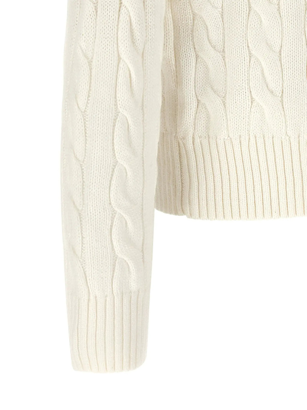 Polo Ralph Lauren White Cotton Cardigan