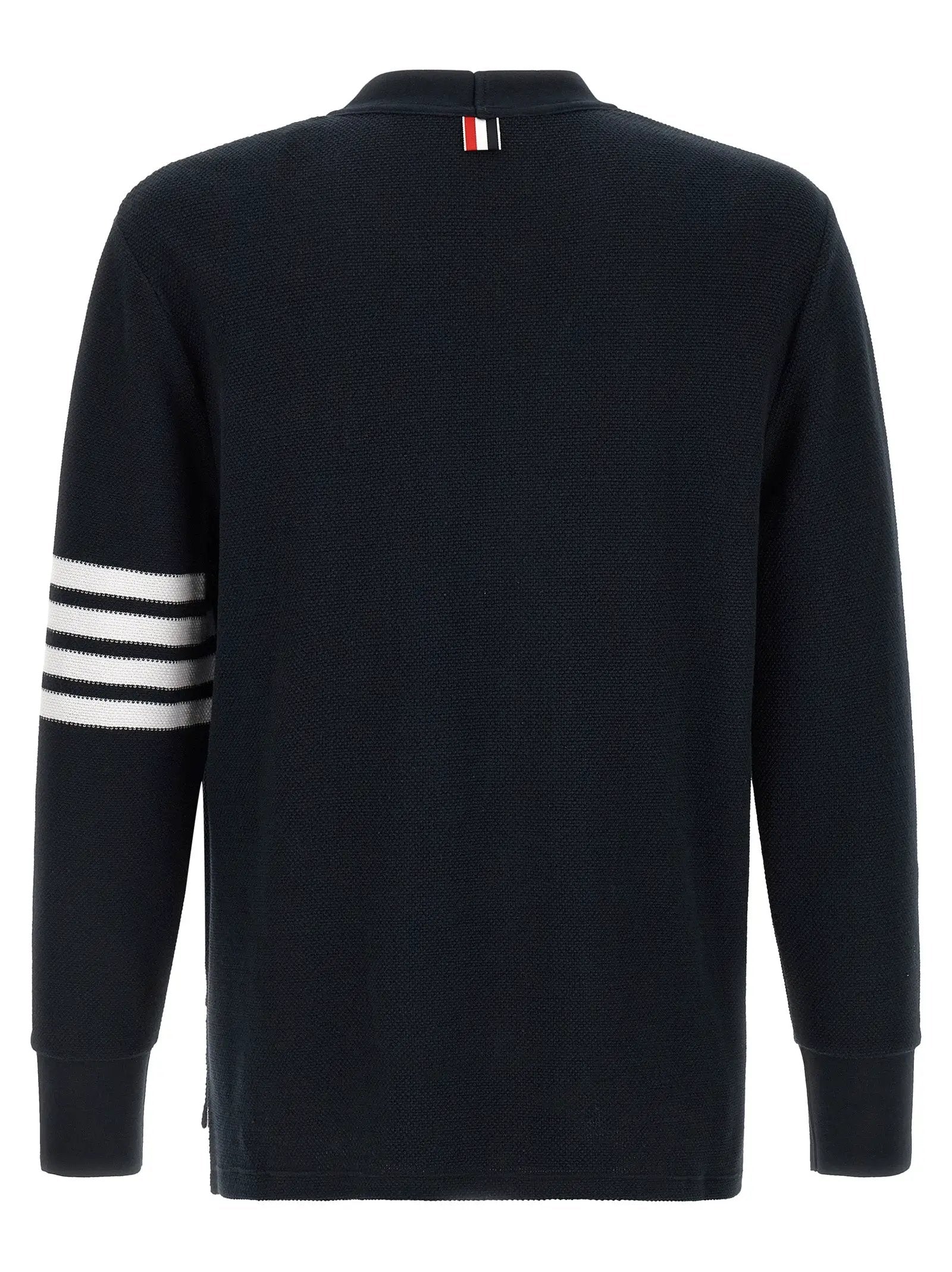 Thom Browne Blue Cotton Cardigan