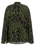 Dries Van Noten Black Viscose Blouse