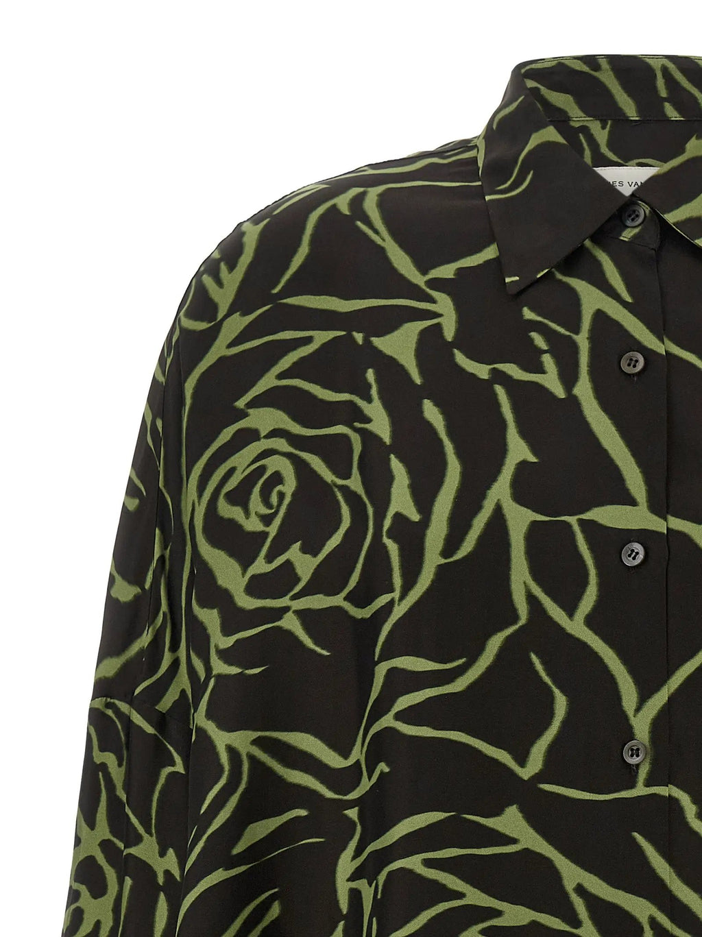 Dries Van Noten Black Viscose Blouse
