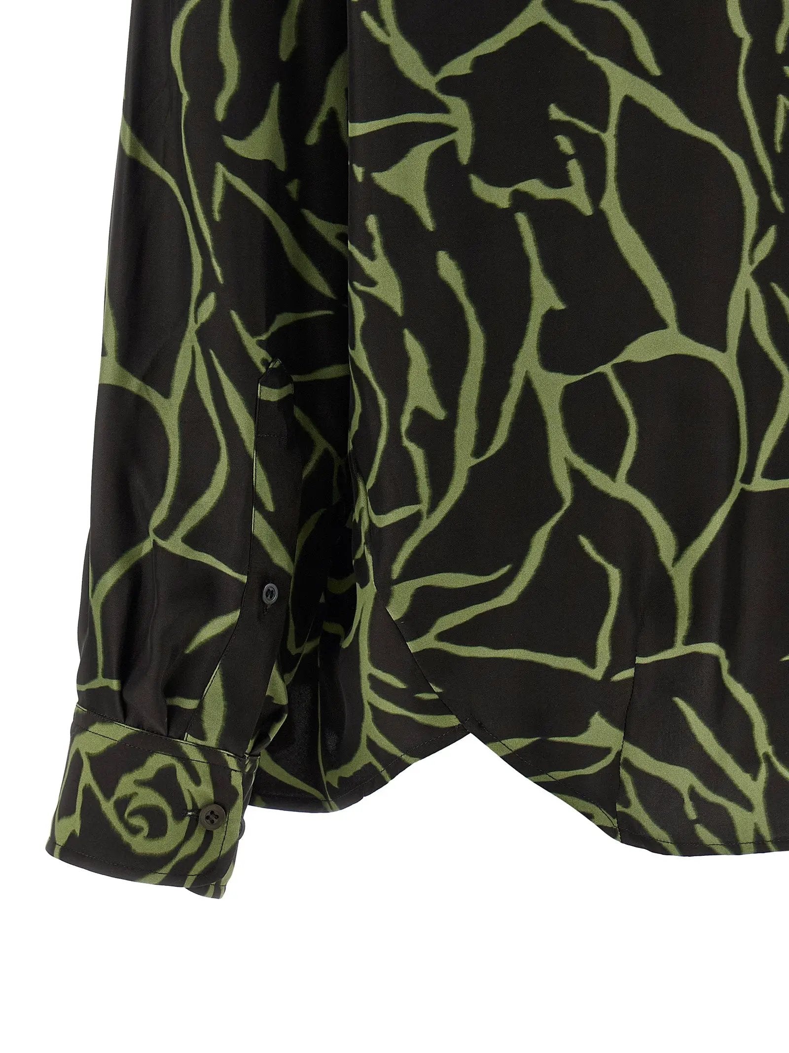 Dries Van Noten Black Viscose Blouse